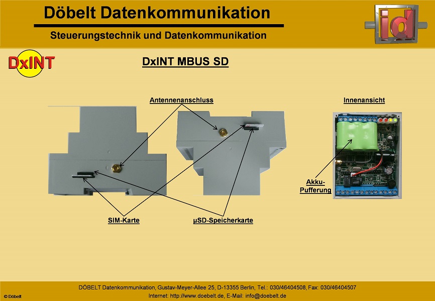 Dbelt Datenkommunikation - Produktprsentation: dxint-gsm - Folie 9