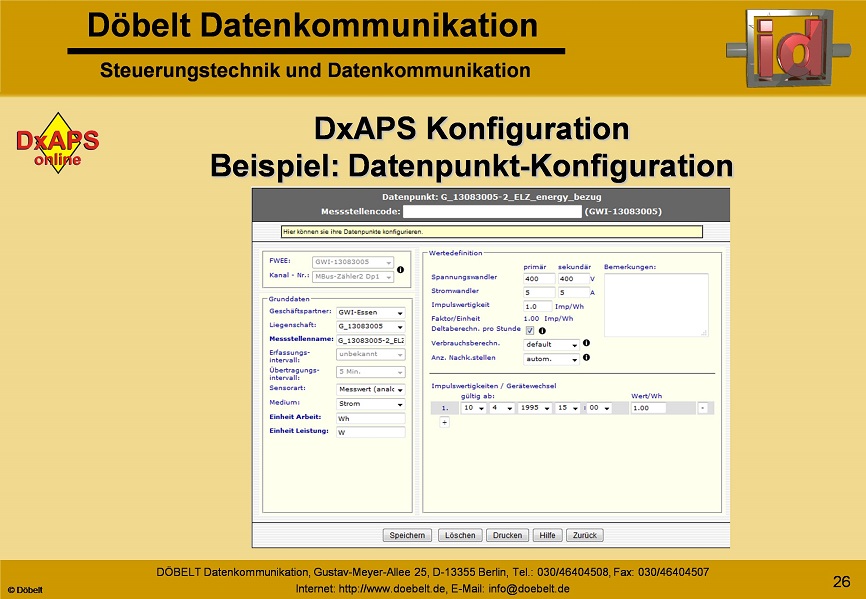 Dbelt Datenkommunikation - Produktprsentation: dxint-gsm - Folie 26