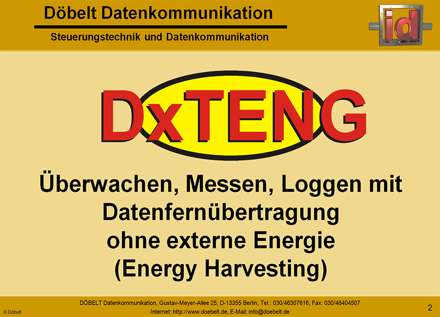 Dbelt Datenkommunikation - Produktprsentation: dxteng - Folie 2
