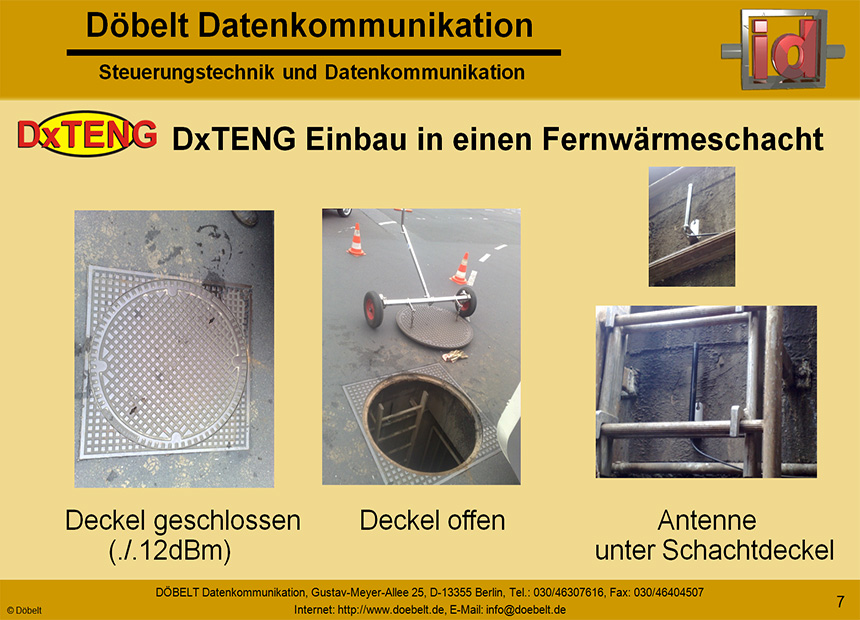Dbelt Datenkommunikation - Produktprsentation: dxteng - Folie 7