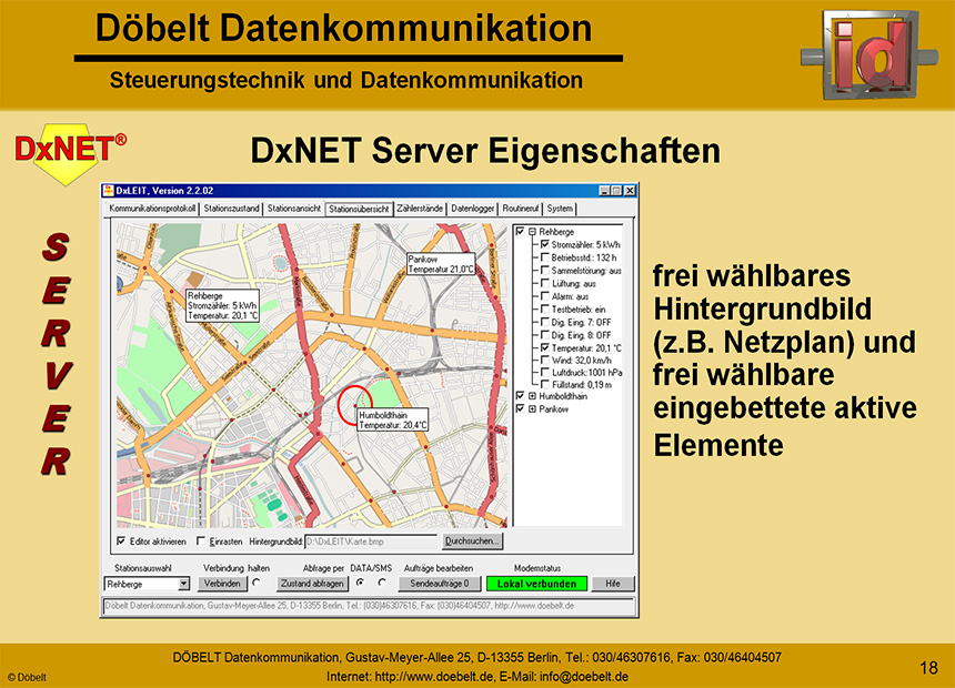 Dbelt Datenkommunikation - Produktprsentation: dxteng - Folie 18