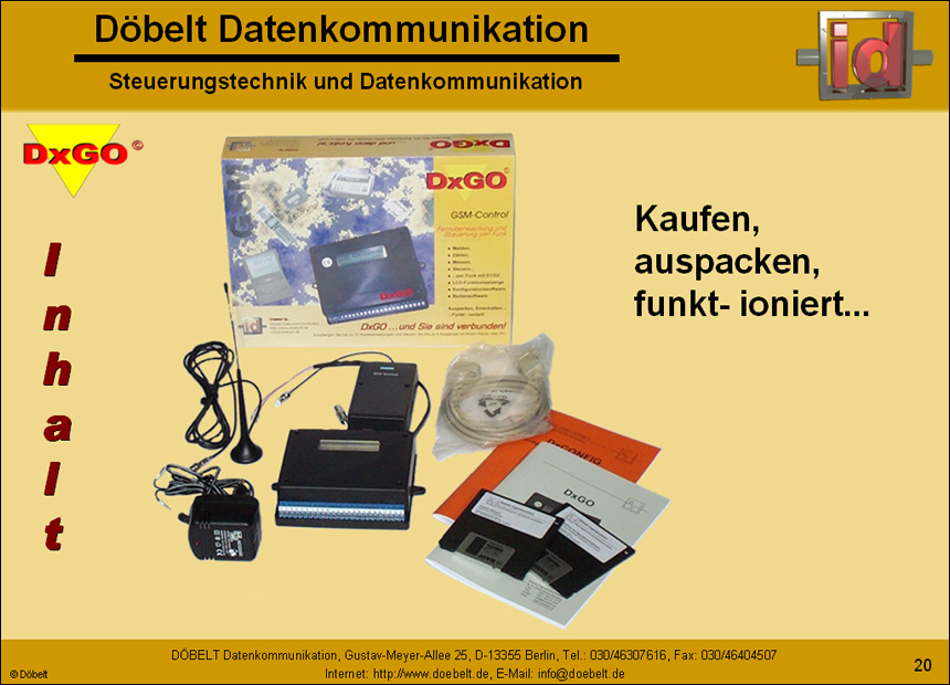 Dbelt Datenkommunikation - Produktprsentation: multiple - Folie 20