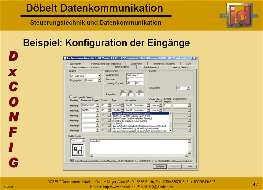 Dbelt Datenkommunikation - Produktprsentation: multiple - Folie 47