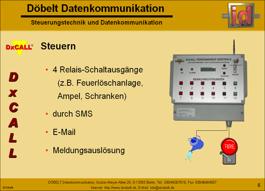 Dbelt Datenkommunikation - Produktprsentation: dxcall-dxto - Folie 6