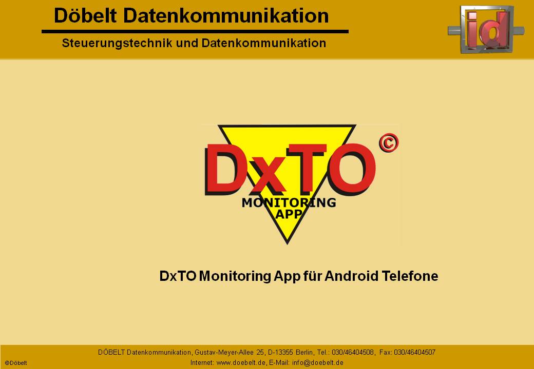 Dbelt Datenkommunikation - Produktprsentation: dxcall-web - Folie 16