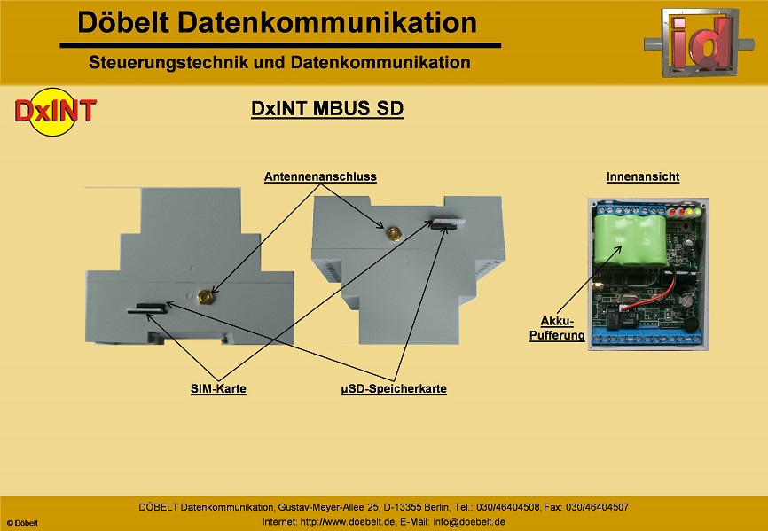 Dbelt Datenkommunikation - Produktprsentation: dxint-gsm - Folie 9