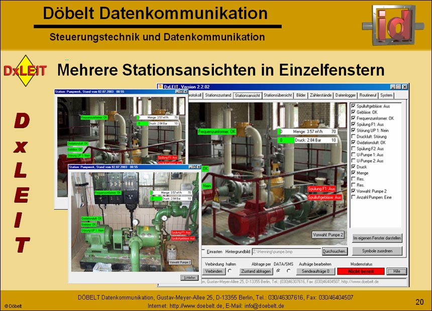 Dbelt Datenkommunikation - Produktprsentation: dxleit-nms - Folie 20