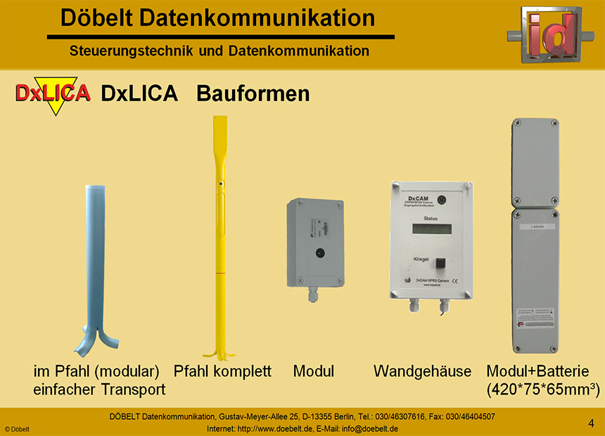 Dbelt Datenkommunikation - Produktprsentation: dxlica - Folie 4