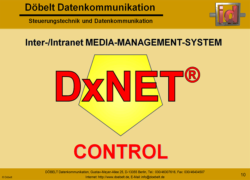 Dbelt Datenkommunikation - Produktprsentation: dxlica - Folie 10