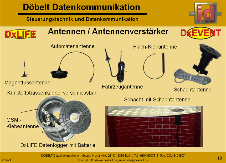 Dbelt Datenkommunikation - Produktprsentation: dxlife - Folie 10