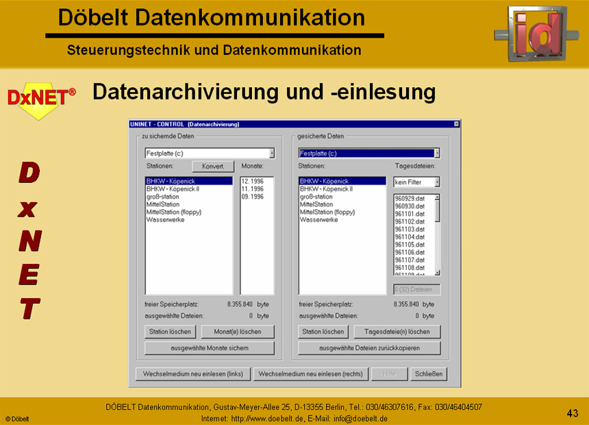 Dbelt Datenkommunikation - Produktprsentation: dxnet-energy - Folie 43