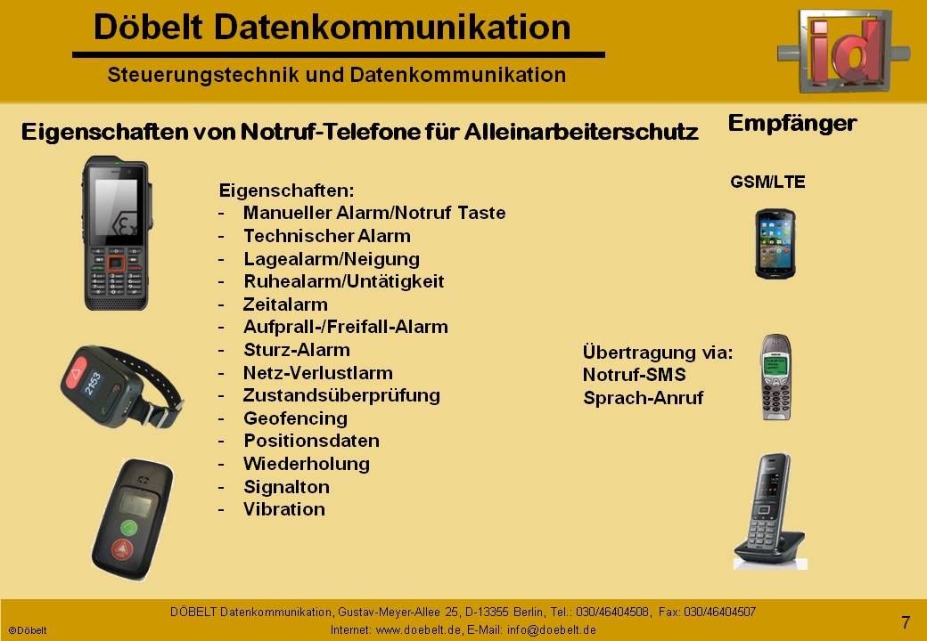 Dbelt Datenkommunikation - Produktprsentation: dxnet-pna - Folie 7