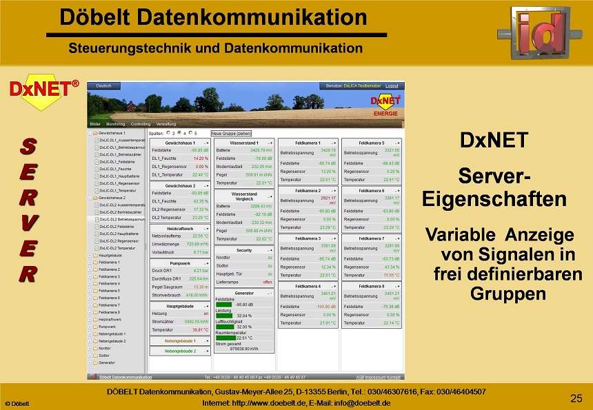 Dbelt Datenkommunikation - Produktprsentation: dxpos - Folie 25
