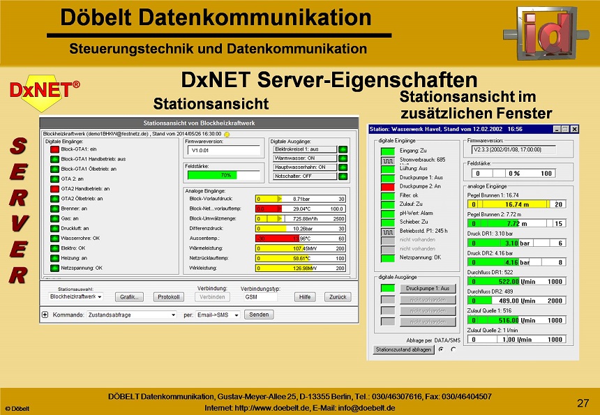 Dbelt Datenkommunikation - Produktprsentation: dxpos - Folie 27