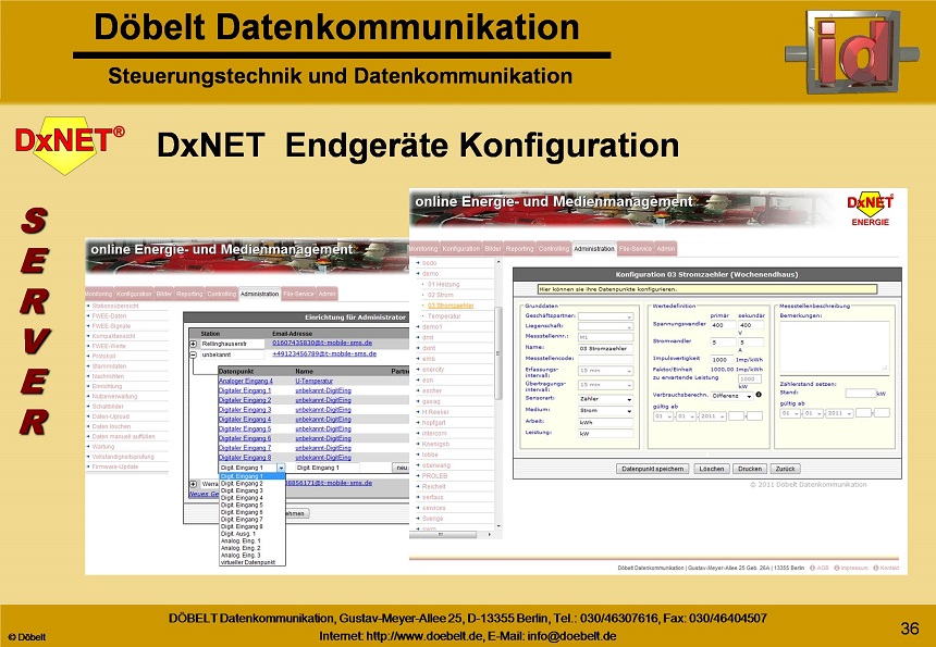 Dbelt Datenkommunikation - Produktprsentation: dxpos - Folie 36