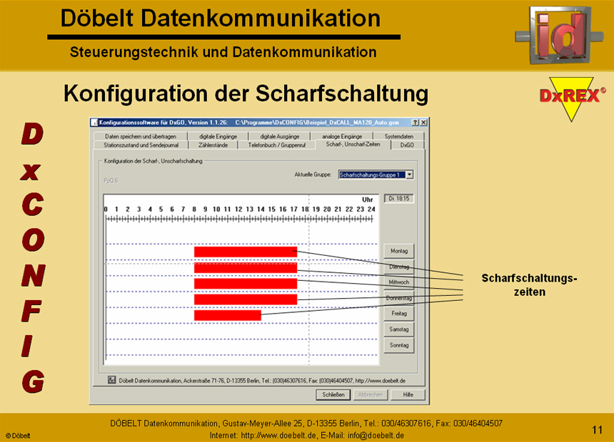 Dbelt Datenkommunikation - Produktprsentation: dxrex - Folie 11