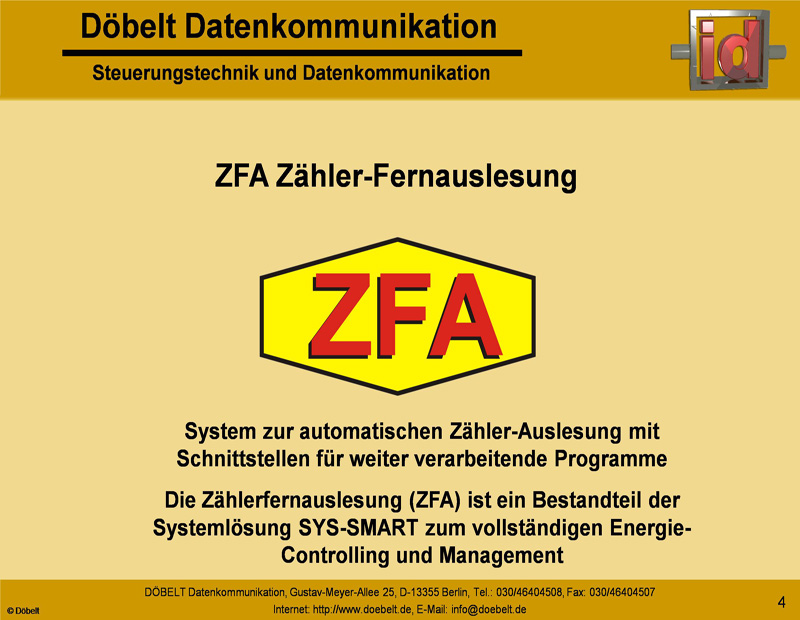 Dbelt Datenkommunikation - Produktprsentation: sys-smart - Folie 4