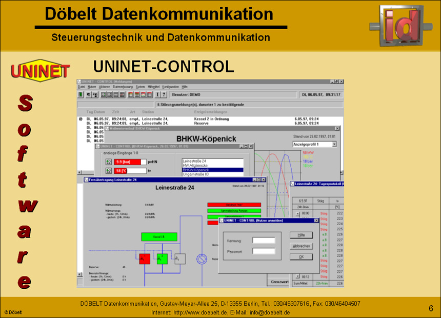 Dbelt Datenkommunikation - Produktprsentation: uninet - Folie 6