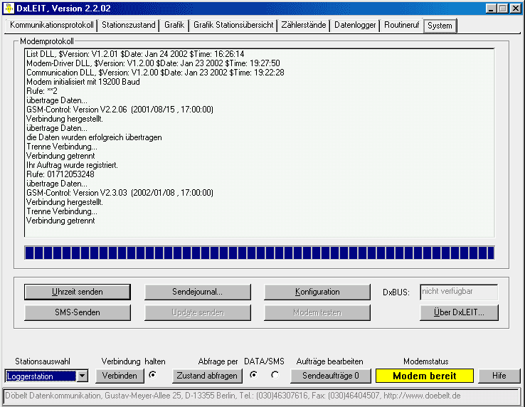 Screenshot 18: Systemmeldungen