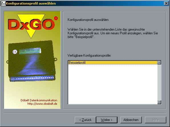 DxGO Wizard - Screenshot 2